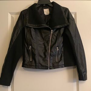 NEW Never Worn Black Leather Jacket